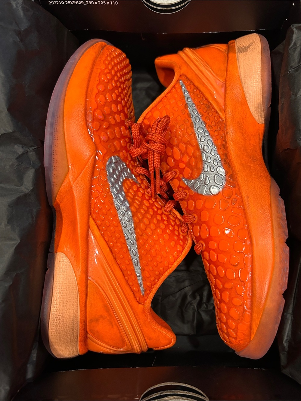 Nike Kids Kobe VI (GS) Orange Sneakers